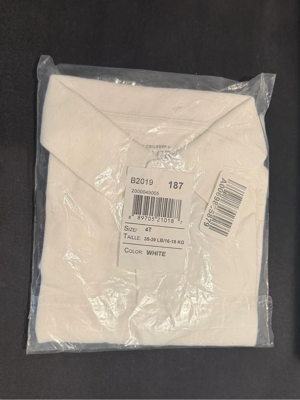The Children's Place White Polo Shirt - Short Sleeve Classic